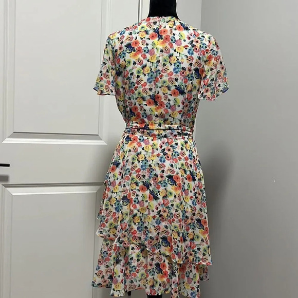 TAHARI Arthur S. Levine size 8 multicolor dress - Picture 5 of 9